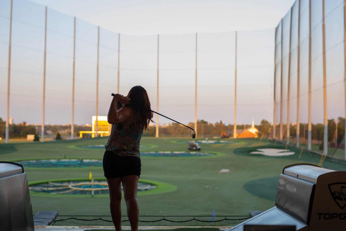 Participant enjoying a fundraising event that supports Earth science education, geoscience outreach, scholarships, and classroom science experiments.